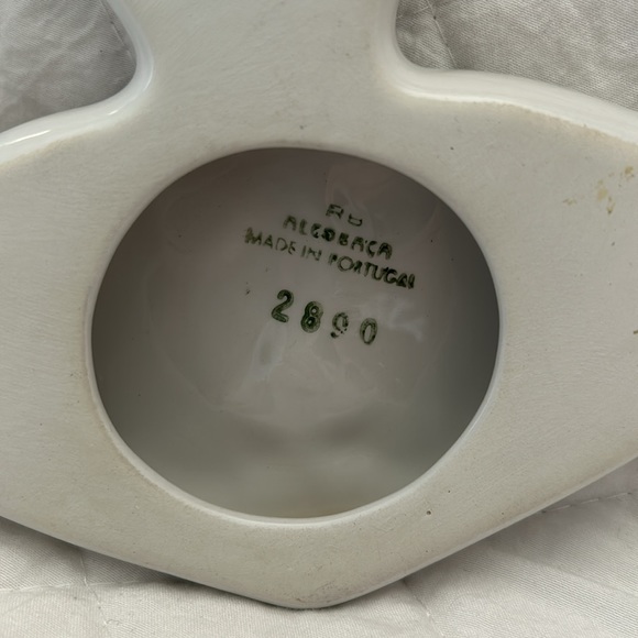 Portuguese Handpainted Glazed Ceramic Heart - Picture 3 of 12